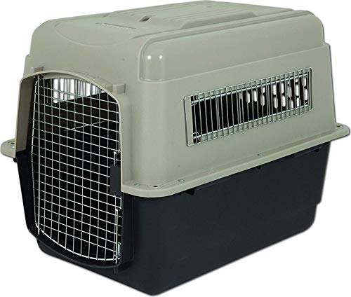 Petmate 21552 Vari Kennel Ultra Fashion, Intermediate (Bleached Linen/Black)