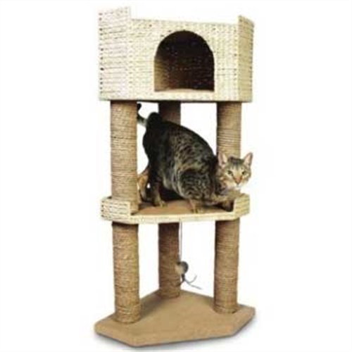 Ware ManufaCounturing CWM11014 Hyacinth and Jute Tri Level Corner Condo