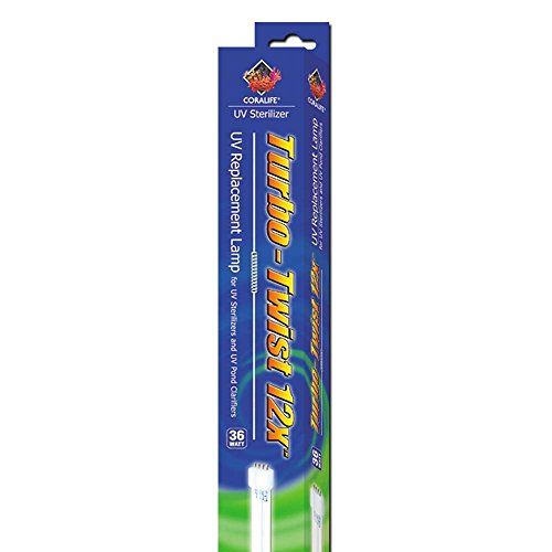 Coralife 05744 Turbo Twist UV Replacement Lamp 12X 36W
