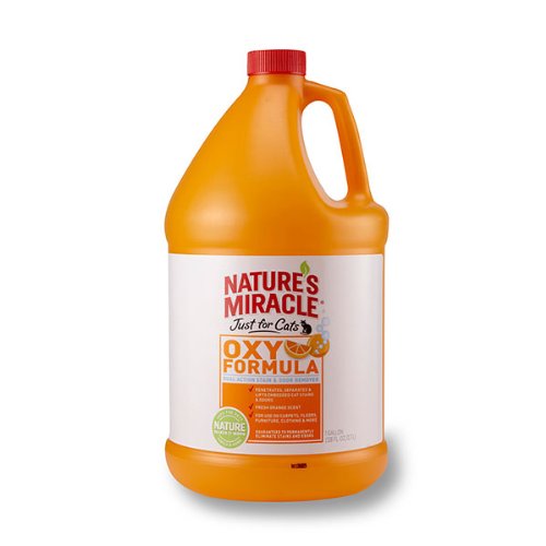 Nature's Miracle CC1343G Just for Cats - Orange Oxy Cat Stain & Odor Remover Gallon