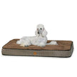 K&H Manufacturing Orthopedic Superior Pet Bed, Medium, 30-Inch by 40-Inch, Mocha Paw Bone Print