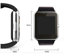 Qiufeng GT08 Smart Watch Smartwatch Bluetooth Bluetooth Sweatproof With Camera TF / SIM Card Slot pour Android et iPhone Smartphones For Kids Girls Boys Men Women (Black)