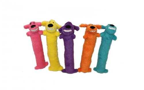 Multipet Canister Loofa Dog Toy 25pc