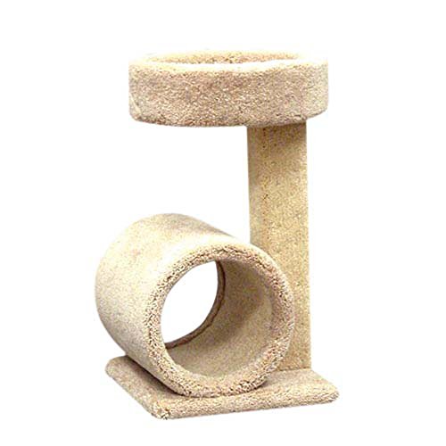 North American Pet 49308 Lit sur le piédestal de chat avec tunnel 23inch