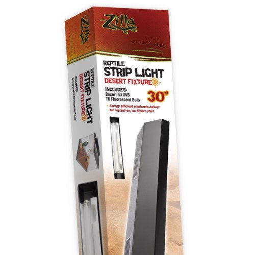 Zilla Reptile Strip Light Desert Fixture T8 (30inch)