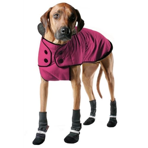 Muttluks Inc ML-293BN-30-PI 3-Layer Belted Winter Dog Coat, Size 30, Pink