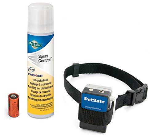 Collier anti-aboiement PetSafe Gentle Spray pour chiens, citronnelle, dispositif anti-aboiement, résistant à l'eau