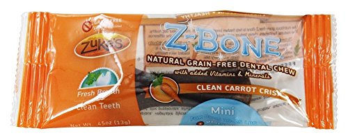 Zukes Z-Bone Clean Carrot Crunch (Mini - 72CT)