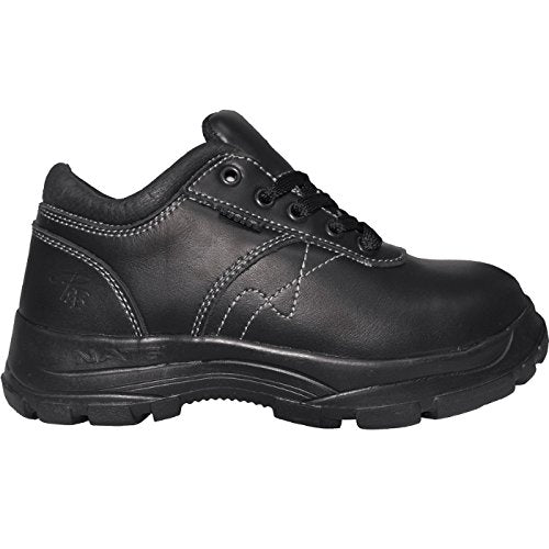 Pilote&Filles Ultra Light laced Work Shoe In Black (8.5 inch)