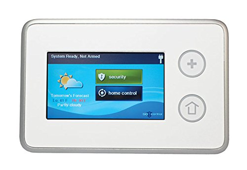 2gig TS1-E Wireless Wall-Mounted Touch Screen Keypad for GC2 Panels - White,English