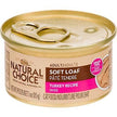 Nutro Natural Choice 10102114 Soft Loaf Turkey Recipe Adult Cat Food 24/3OZ