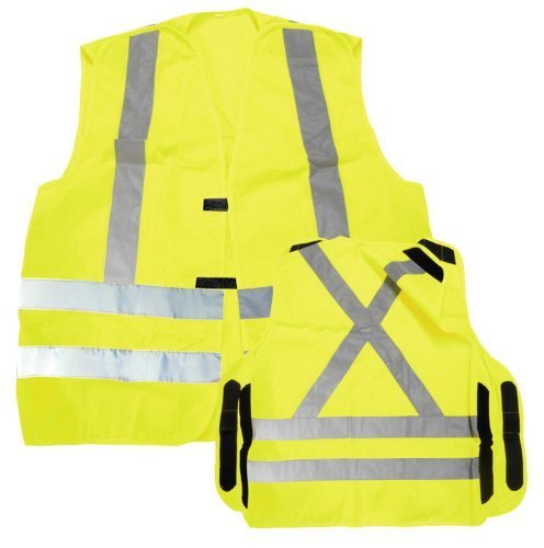 N50V 5 Point Tear Away Safety Vest Orange Lime - S/M L/XL 2XL/3XL (Yellow, S/M)