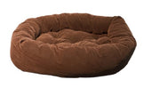 Danazoo 34-Inch x 24-Inch x 8-Inch Donut Bed-Mailer, Chocolate Brown