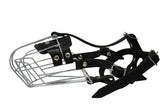 Wire Cage & Leather Muzzle (Miami). Size 5, Black. 11