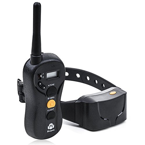 Collier d'entraînement pour chiens, collecture électronique à 100% étanche 650yd collier de chien à distance avec ton, vibration, mode léger pour les grands à petits chiens (8,8 lb - 88 lb)