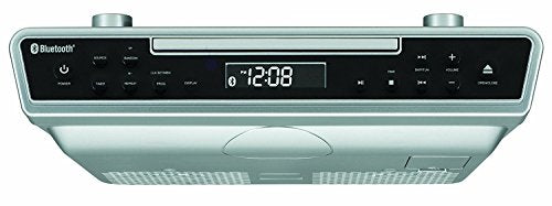 Curtis Sylvania SKCR2713 Under Counter CD Player with Radio and Bluetooth - Silver