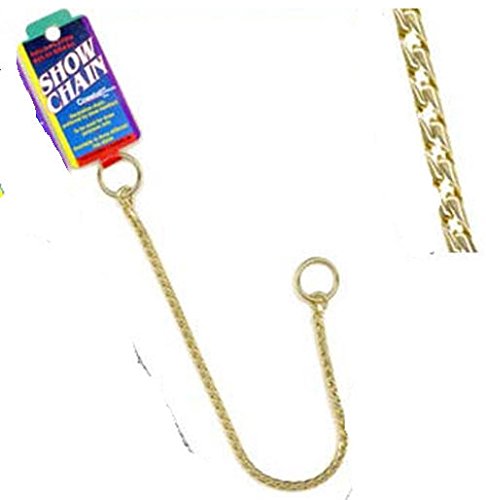 Collier d'entraînement à liaison hexagonale fin, chaîne de spectacles, plaqué or, 16 pouces