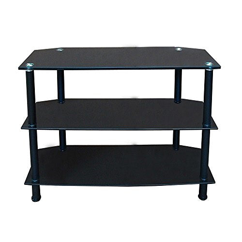 Prime Mounts TS1046M 3 niveaux de verre TV pour un écran allant jusqu'à 65 "- noir
