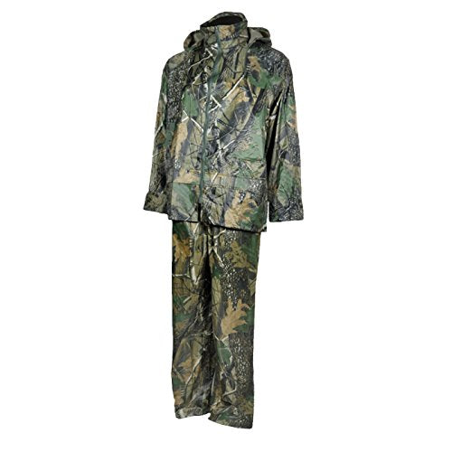 Naturmania A150JP Action 2 Piece Polyester/Pvc Rainsuit (Forest 3D, 3X-Large)