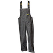 N142P Natural Rbber/Cotton Double Bib Pant 55mm - Black S-5XL (Black, L)