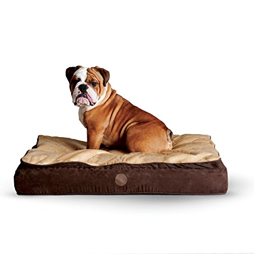 K&H Manufacturing 4814 Feather Ortho Bed Large 40x50 (Choco/Tan)