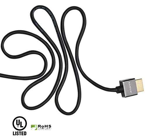 Sanus ELM4306 Super Slim High Speed HDMI Cable with Ethernet 6 ft