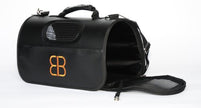 Petego Hog Bag Soft Sided Pet Carrier, Ventilated, Medium, Black