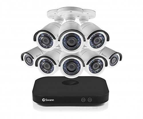 Swann SWDVK-8HD5MP8 8 Channel Security System with 5MP Super HD DVR with 2TB HDD & 8 x 5MP Bullet Cameras
