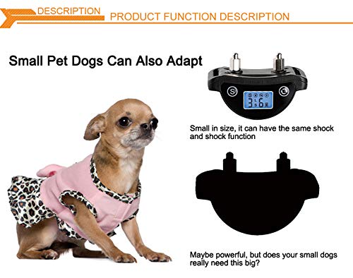 Aniluxe Small Dog Anti Bark Stop Barking no bark Collar