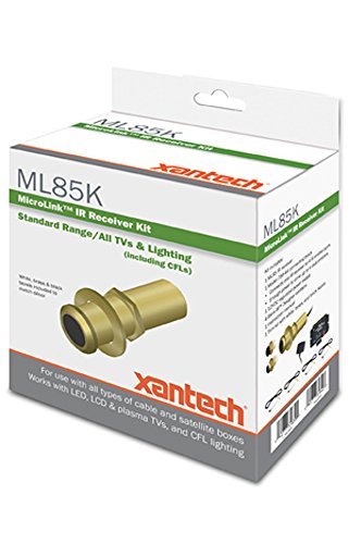 Xantech ML85K LCD/CFL Universal Micro Link 80 Feet Standrad Range IR Receiver Kit