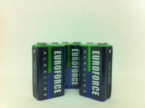 9V EUROFORCE BATTERIES (VALUE PACK 24 BATTERIES)