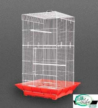 Prévue Pet Cleanlife Tall Tiel Cage 18 x 18 x 36 pouces Hauteur