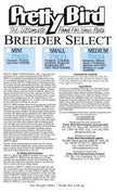Pretty Bird Breeder Select Mini Bird Food, 20 Lb.
