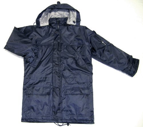 N023J Parka 3/4 IsolÃ© En Polyester Marine - S-3XL