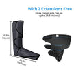 Leg Massager Air Compression Tespo Wraps Massages for Foot and Calf Circulation 3 Intensities 6 Modes with Heat, Handheld Controller