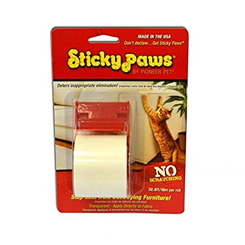 Pioneer Pet Sticky Paws sur un rôle de chat en rouleau