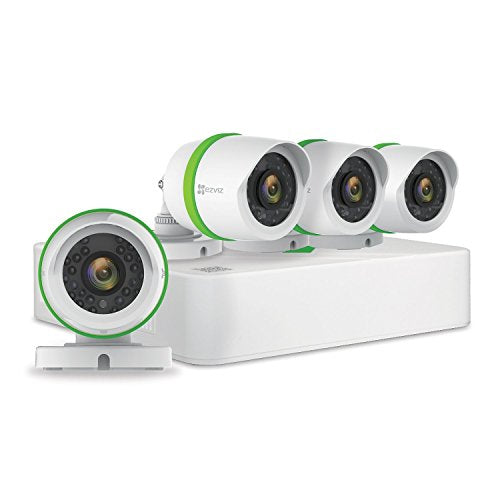 EZVIZ BD-1424B1 4-Channel 1080p DVR with 4 1080p Outdoor Bullet Cameras