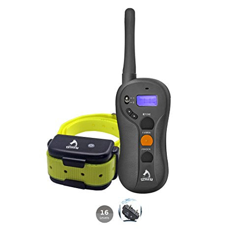 Amadog PTS610 Waterproof And Rechargeable Remote Training Dog Shock Collar, Blind Operate 600m 16 Static Vibre IPX7 - 32pcs/ctn