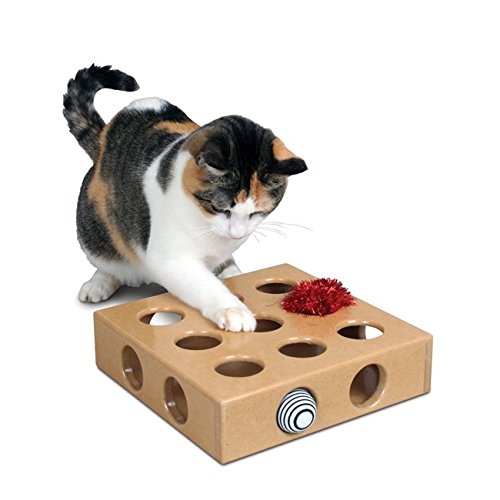 Pioneer Pet 3841 Smart Cat Peek and-Play Toy Box