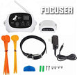 FOCUSER Electric Wireless Fence for Dogs Pet Containment System for Dog and Pets with Waterproof and Rechargeable Training Collar Receiver Boundary (with 20 Training Flags)
