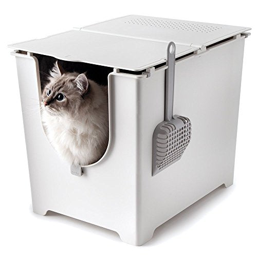 Retourner la litière. Facile à nettoyer. Flexible pour votre chat. Sans couture. [Misc.]