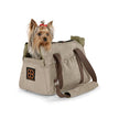 PETEGO VELVET BITTY BAG PET PORTER, ESPRESSO / PIERLE