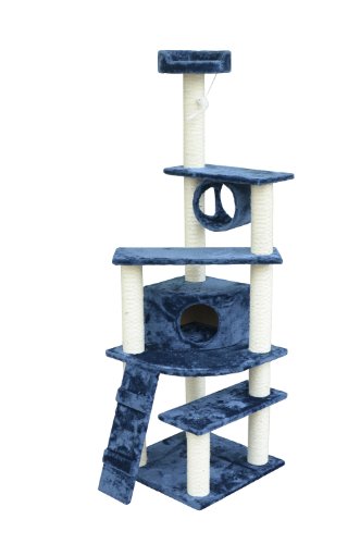 Prix ​​Homcom 69 "Cat Tree Condo House Meubles Scratch Toys Scratching Post Condo lit