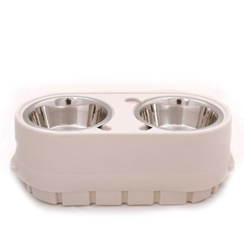 Notre magasin d'animaux de compagnie-n - Feed Adjudable Soured Dog Bowl Feeder