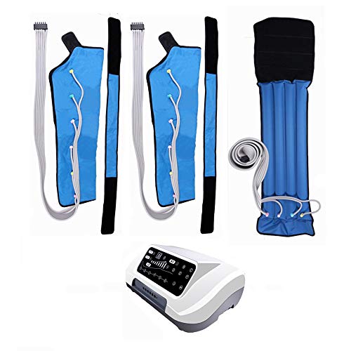 Air Compression Machine, Sequential Gradient Leg Massager, Promote Blood Circulation Relieve Pain Fatigue, 6 Air Cushions + 6 Programs, Old Cold Leg Male And Female Arthritis Knee Leg,DoubleHandsAndWaist
