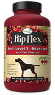 Overby Farm Hip Flex Joint Level 3 Advanced Care with Tart Cherries for Dogs, 90 ct Chewable Tablets , Made in USA