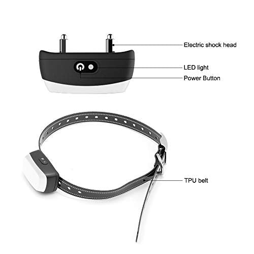 Aniluxe New Small Rechargeable Wireless 9 Level Dog Training Shock Collar Remote