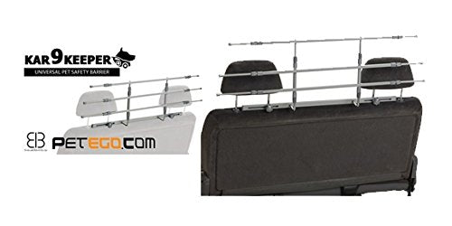 Petego 10402 K9 Keeper Universal Pet Safety Barrier Aluminum