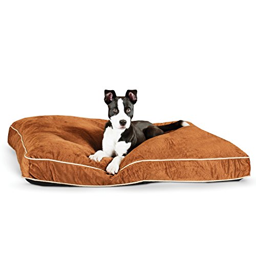 K&H Manufacturing 7421 Tufted Pillow Top Bed Chocolate 35x44