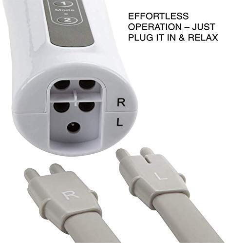 Masseur de jambe Mollage de la jambe de compression de l'air pour la circulation de pied de base de veau et batterie rechargeable Batterie 3 Intensités 2 Modes 6 Scénarios d'expérience